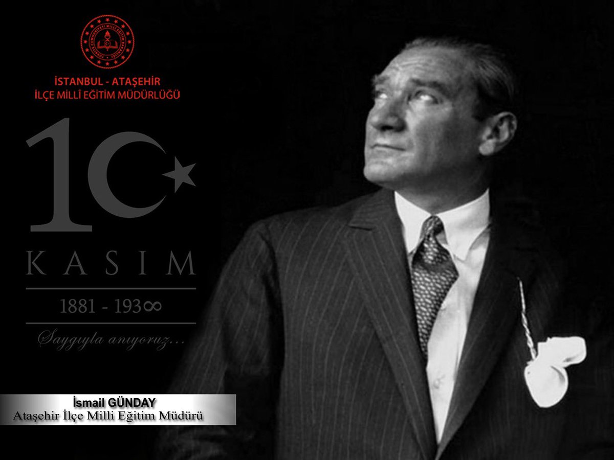 AtasehirMEM's tweet photo. Vefatının 84. yıl dönümünde Cumhuriyetimizin kurucusu, Başöğretmen Gazi Mustafa Kemal Atatürk'ü saygıyla ve şükranla anıyoruz. 

@tcmeb @istanbulilmem @memleventyazici @TC_Atasehir @IHErtas @ismail_gunday https://t.co/jmJ64EDFA2