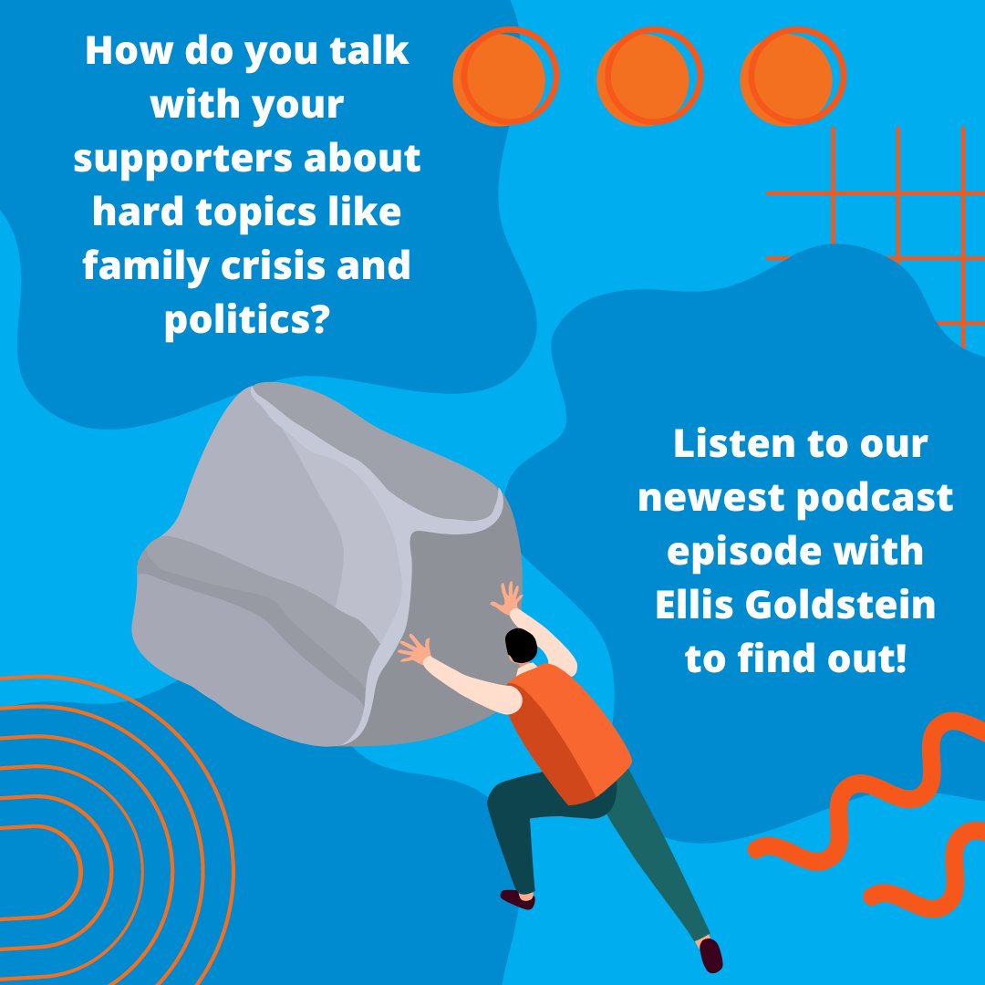 via_generosity's tweet photo. We talk with Ellis Goldstein of Cru to learn how to better navigate these hard topics in Episode 197: Communicating Sensitive Life Events.
You can listen to this episode wherever you find your podcasts!
#supportraising #greatcommission #ministry #fundraising https://t.co/FpOBvv6986
