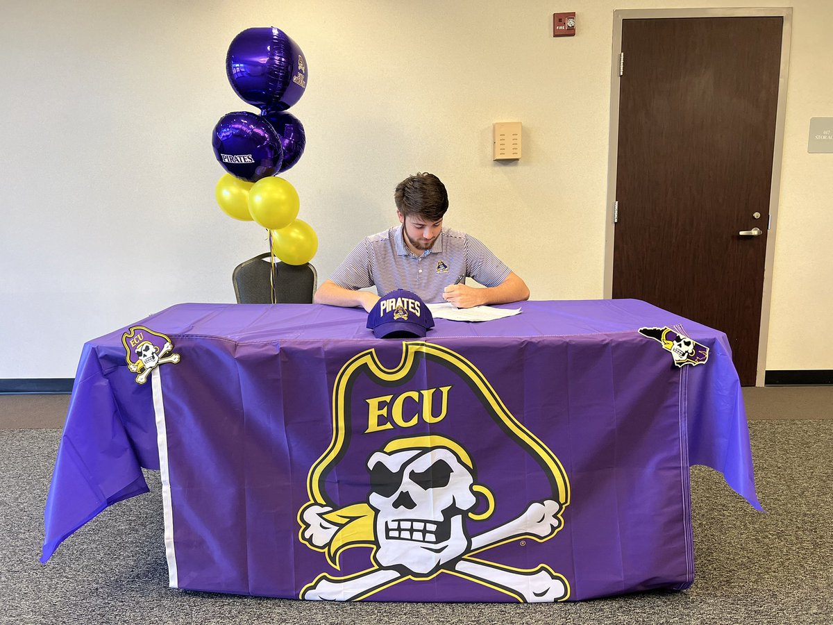 It’s official! GO PIRATES!!!
<a href="/CoachPalumbo22/">Jeff Palumbo</a> <a href="/cgodwin23/">Cliff Godwin</a> <a href="/Austin_Knight3/">Austin Knight</a> <a href="/ECUBaseball/">ECU Baseball</a>