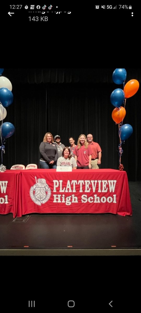 Signing Day for Eve Drummond!!! I can't wait to see what you bring to the Midland University team. They are lucky to have you.