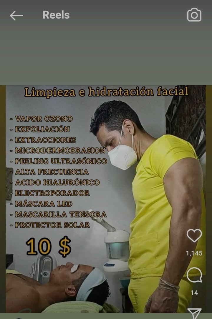 activocaleta's tweet photo. No se si me harán limpieza e hidratación facial o me pondrán a mamar, que opinas? https://t.co/EZkzvxbHPJ