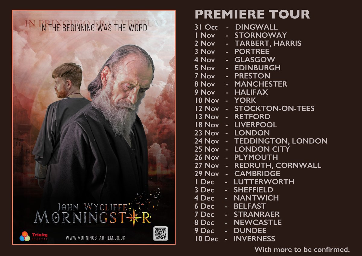 A busy month ahead as we screen Morningstar in over 20 places up and down the UK. 
Join us and bring a friend along also! 

Details: morningstarfilm.co.uk/screening-tour