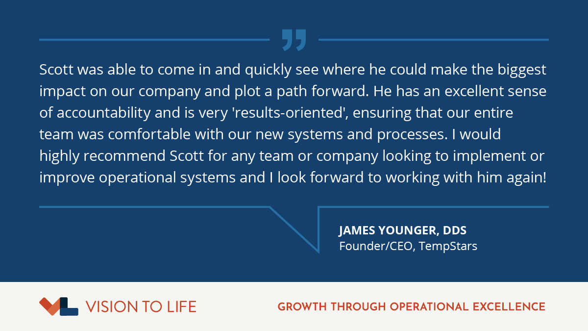 visiontolife's tweet photo. Thank you for your kind words, James! It was a pleasure to work with your team.

#VisionToLife is honored to work with small and medium-sized companies to address operating issues so they can make better decisions, build better teams, and bring their vision to life. https://t.co/iefaXIEY1J