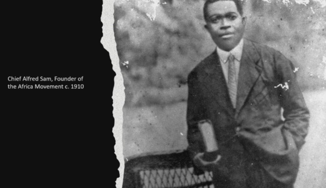 IMMAIreland's tweet photo. @LightHouseD7 @AnniefletcherR @QUBelfast @AbbeyTheatre @UChicago @PrincetonUPress Getachew introduces the Africa Movement, established & centred on the Gold Coast - exploring how it enabled flows of ideas and people across the Atlantic, giving a glimpse of a Black world in the early 20th century. An influence on Garvey's later activities. #IMMAtalks https://t.co/MXnSrdRSPj