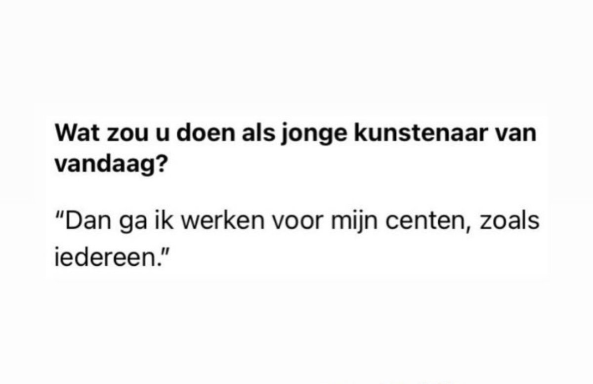studio_caro's tweet photo. Deze uitspraak komt van de schepen van cultuur van Antwerpen (N-VA). ‘Dit kan niet echt zijn’ blijf ik denken. Kunstenaars betalen belastingen, net ‘zoals iedereen’ @NabillaAitDaoud. Veel plezier in een leven zonder muziek, optredens, tv, cinema, boeken, musea,… https://t.co/Hz6EF8pURV