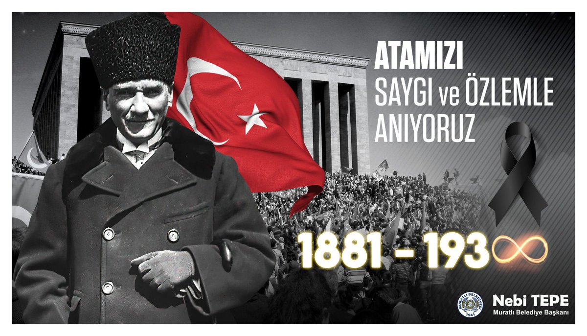 Türk ulusunun kurtarıcısı, Çağdaş Türkiye Cumhuriyeti'nin kurucusu, bağımsızlığımızın mimarı, eşsiz devlet adamı Mustafa Kemal Atatürk'ü sonsuzluğa uğurladığımız günün 84. yıldönümünde saygı, özlem ve rahmetle anıyoruz.
#10kasım #MustafaKemalAtatürk