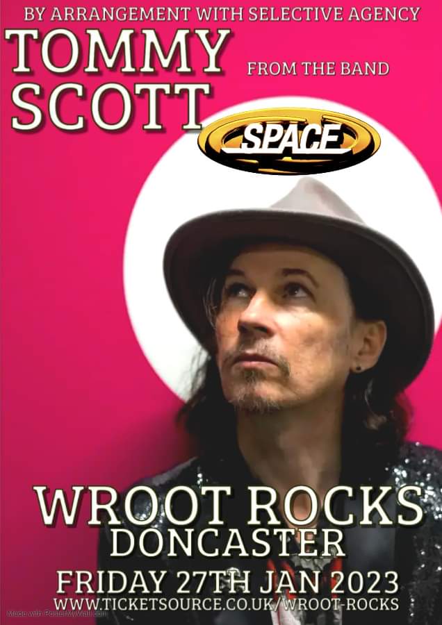 Friday 27th January 2023
<a href="/spacetommyscott/">Tommy Scott</a>
<a href="/wrootrocks/">Neil Sanderson</a> #Doncaster 
Tickets Now On sale,
ticketsource.co.uk/wroot-rocks
