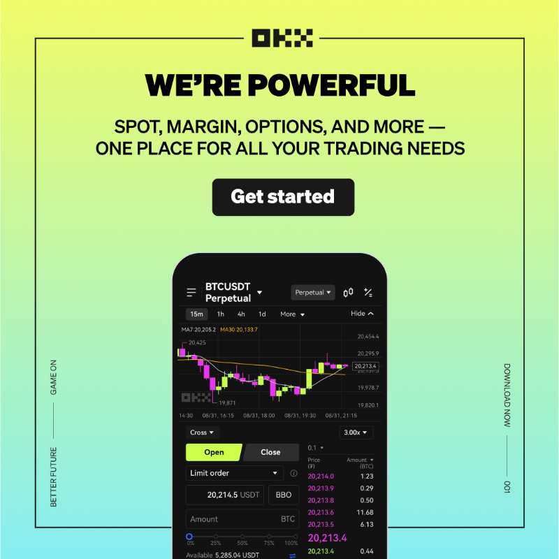 okx's tweet photo. It's time to switch to an exchange with proven reserves, powerful trading tools, and an impeccable 5 year track record.