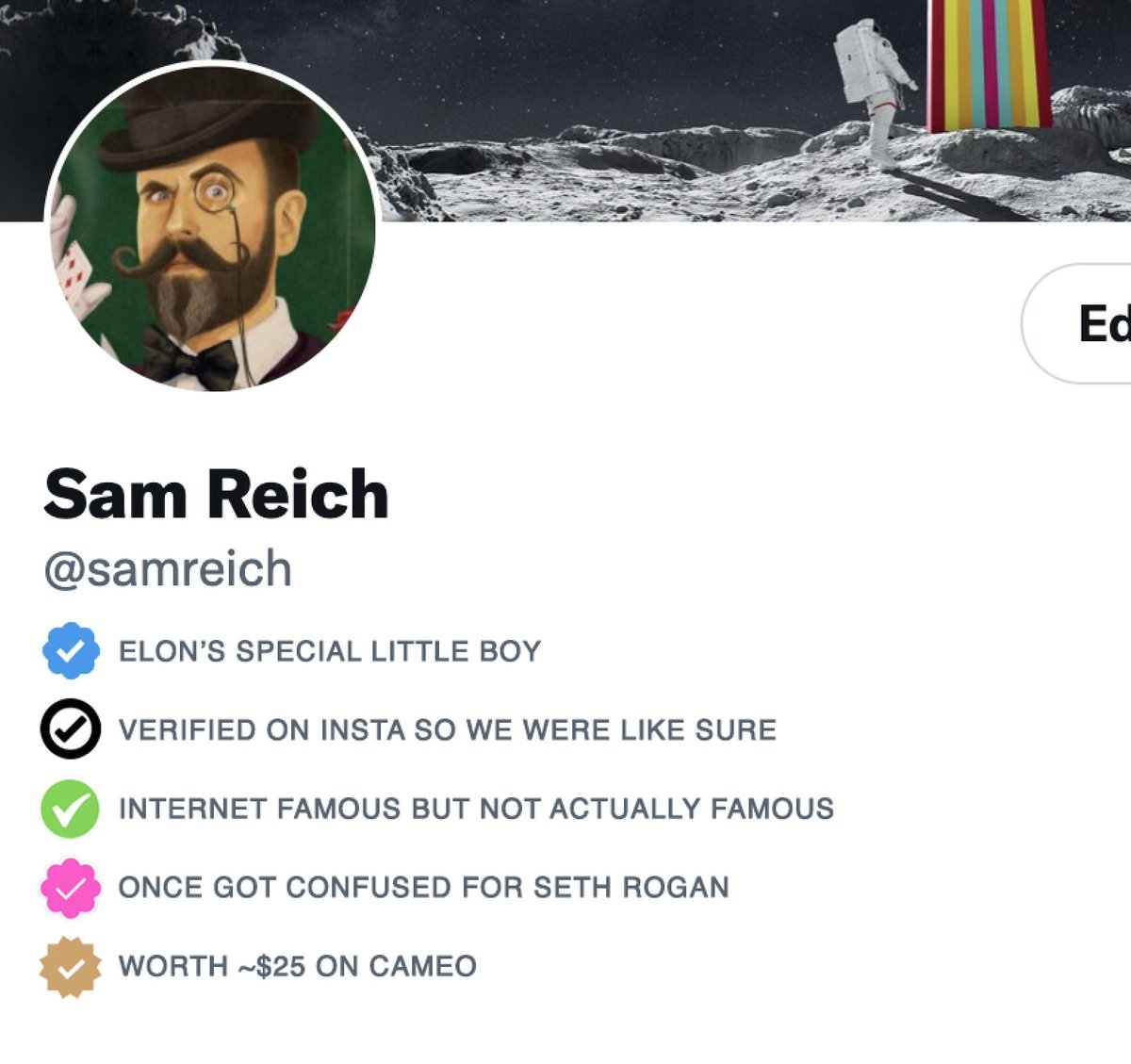Sam Reich tweet media