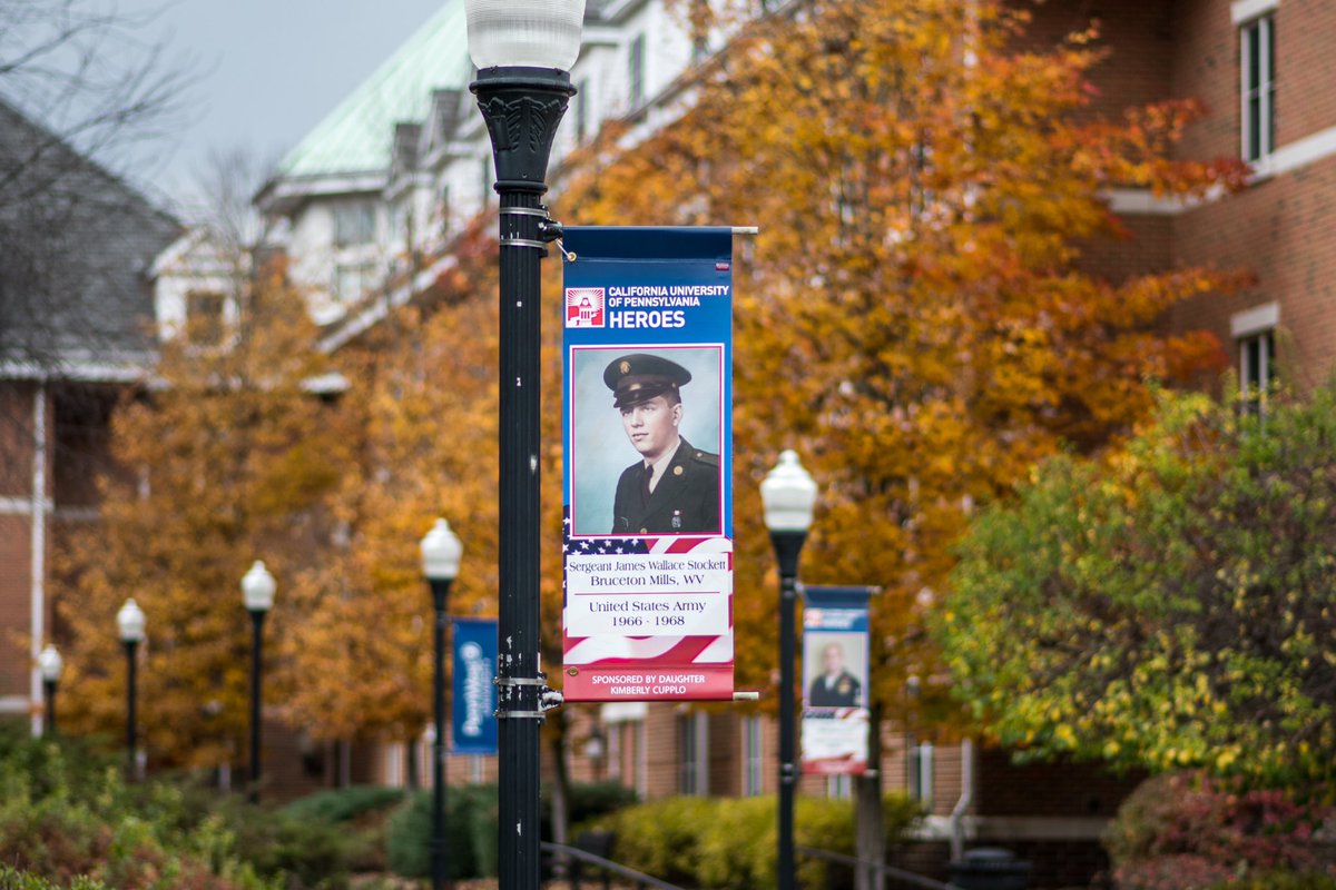 CalUVetsAffairs's tweet photo. Our new @PennWCalifornia Military / Veteran banner maps are now available. If you’d like a copy of the new map, please email us at: 

calveterans@pennwest.edu

Stop in and see our 70+ banners on campus! 🇺🇸 https://t.co/znV9wVrLBJ