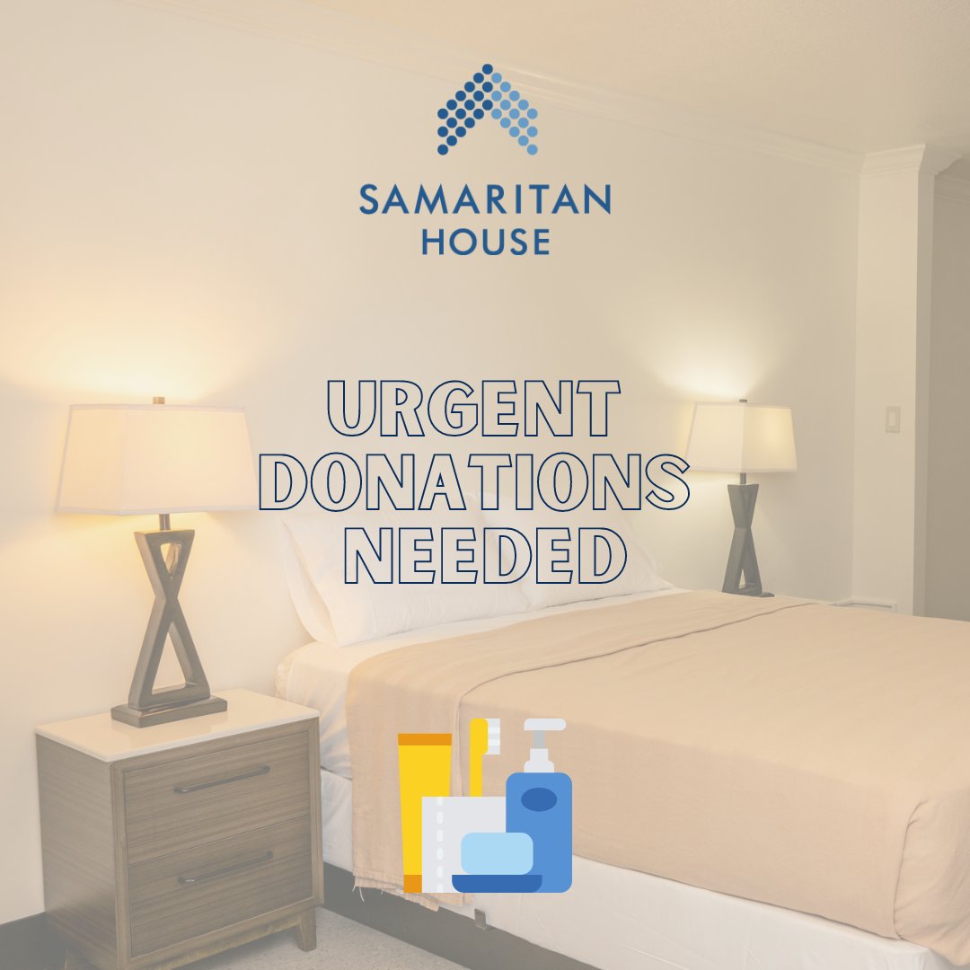 Samaritan House (@samaritan_house) on Twitter photo El Camino House is almost at maximum capacity. We are in urgent need of travel-size toiletries. Please email us at donationdrives@samaritanhousesanmateo.org
to schedule a drop-off.
#sanmateocounty #donationsneeded El Camino House is almost at maximum capacity. We are in urgent need of travel-size toiletries. Please email us at donationdrives@samaritanhousesanmateo.org
to schedule a drop-off.
#sanmateocounty #donationsneeded