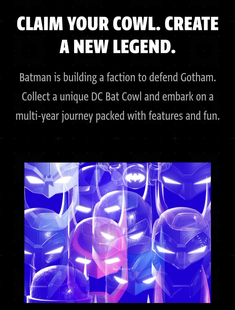 AI83055785's tweet photo. #BatCowl #DCNFT #DCUniverse #PalmStudio
#LFG π¦β π₯β https://t.co/q6ciR6eVLb