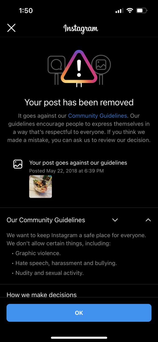 Aziiift's tweet photo. @instagram how the fuck did my account get suspended because of a post posted by me 4 years ago that’s not even on my profile anymore? HOW https://t.co/nhno6Jx1yE
