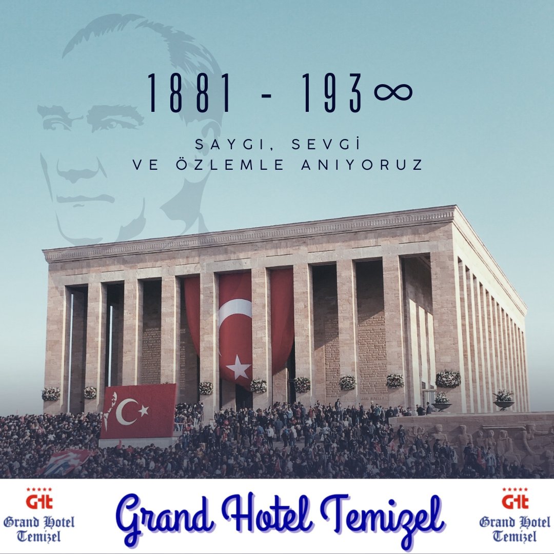 Aramızdan ayrılışının 84. yılında Ulu Önder Mustafa Kemal Atatürk’ü saygı ve özlemle anıyoruz. Düşüncelerin, cumhuriyetin ve sana duyduğumuz sonsuz sevgi hep yaşayacak. Milletin seni hep #yaşATAcak! 
#10Kasim1938