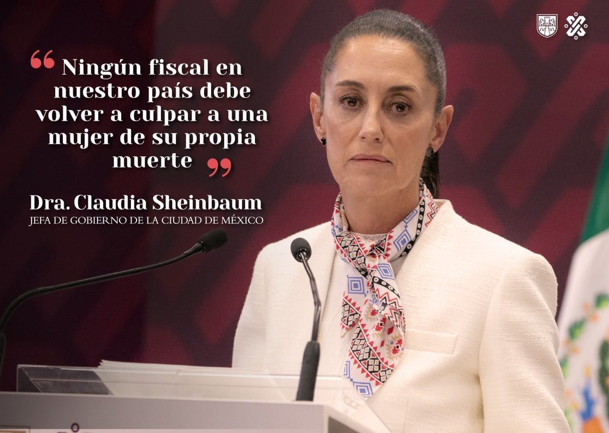 laadelita3's tweet image. Palabras de la #JefaDeGobierno durante la conferencia de prensa, en la que afirmó que si no hubiera intervenido la Fiscalía General de Justicia de la Ciudad de México, el feminicidio de Ariadna hubiera quedado impune.👌👏👏👏