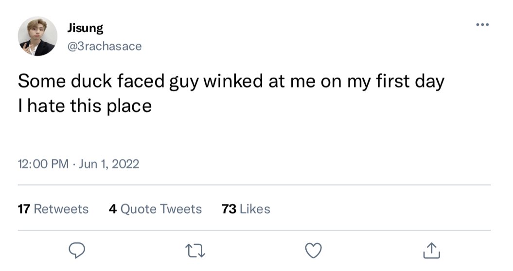 minsungswifey's tweet image. Behind our Masks [Minsung AU]

Where Lee Minho is rumored to be a rich and arrogant Player and Han Jisung is a new student who really doesn’t want to get involved with him

#minsung #minsungau #LeeKnow #HAN #StrayKids