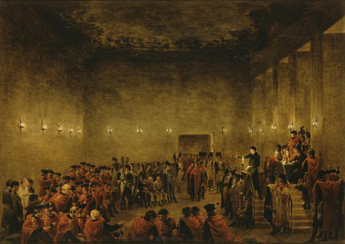AgeofNapoleon's tweet image. 223 years ago today, a cabal of French politicians &amp;amp; generals launched the Coup of 18 Brumaire. 2 days of farce &amp;amp; chaos ensued -- conspiracies, fevered speeches, soldiers in the streets, and oaths taken under duress. When the dust settled, General Napoleon Bonaparte ruled France.