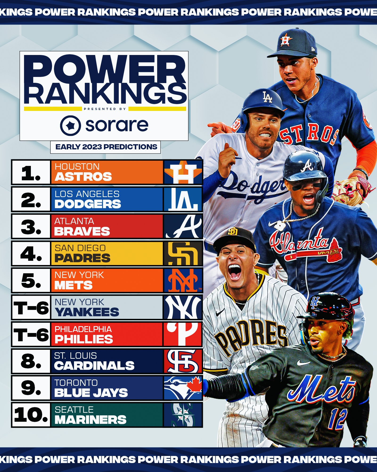 MLB on X: It's never too early to look ahead to 2023. 👀 (MLB x  @SorareMLB)  / X
