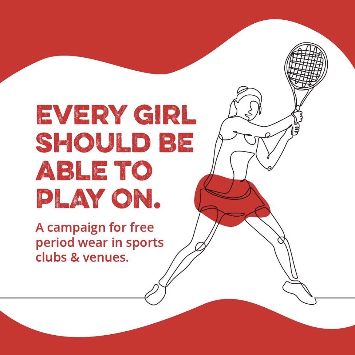 Play On is a campaign started by We Are Girls In Sport, aiming to make sure that free period wear is provided at sports clubs and venues. 💪

Go on to their website to read more about the campaign and let us know what you think! Link below 🤩

wearegirlsinsport.com/play-on-intro

#PlayOn