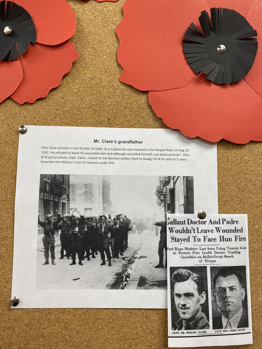 NPCLibrary's tweet image. NPC Remembers #LestWeForget 🌺#IndigenousVeteransDay #RemembranceDay @NPCVSPrincipal @GEDSB