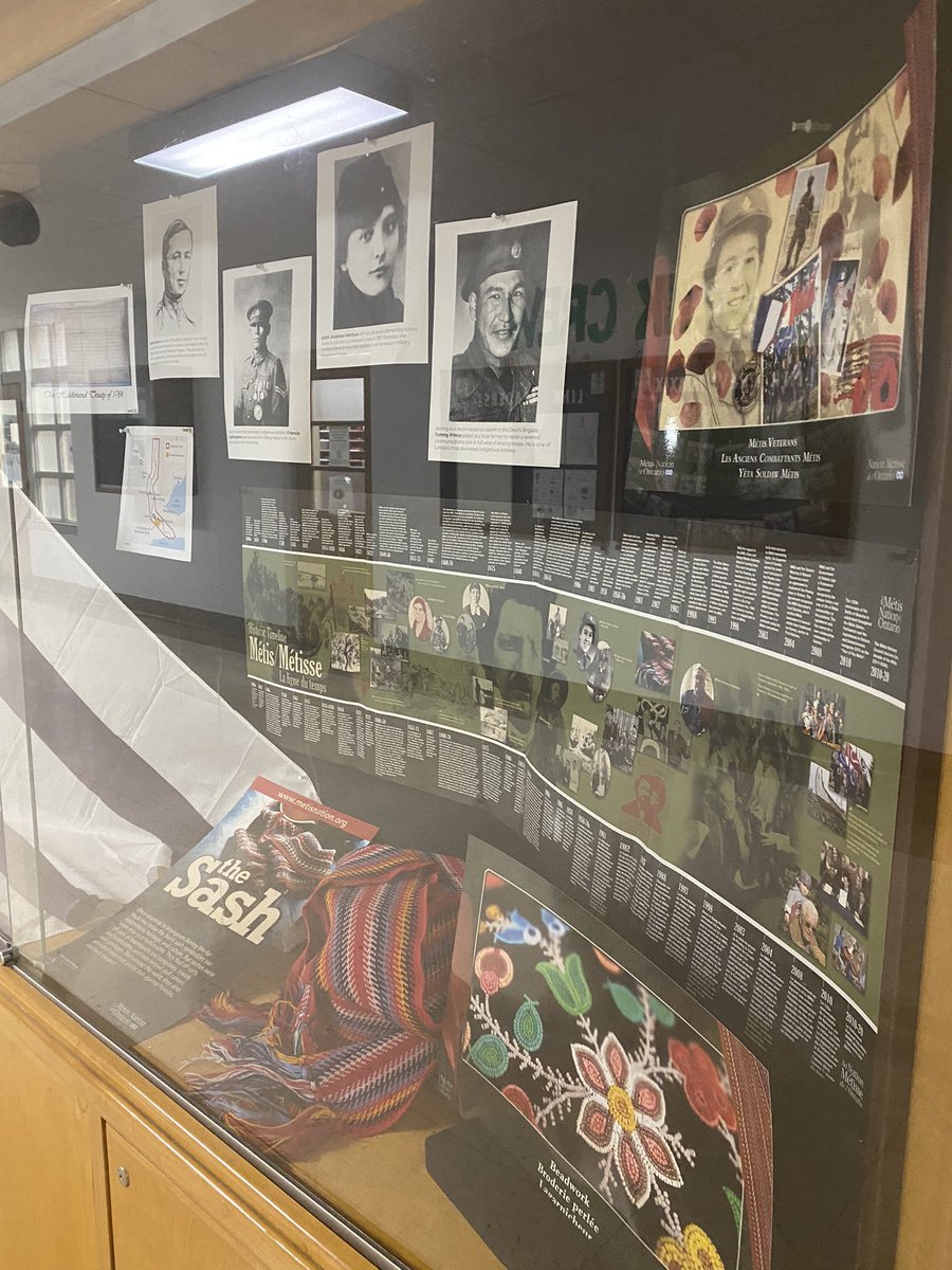 NPCLibrary's tweet image. NPC Remembers #LestWeForget 🌺#IndigenousVeteransDay #RemembranceDay @NPCVSPrincipal @GEDSB