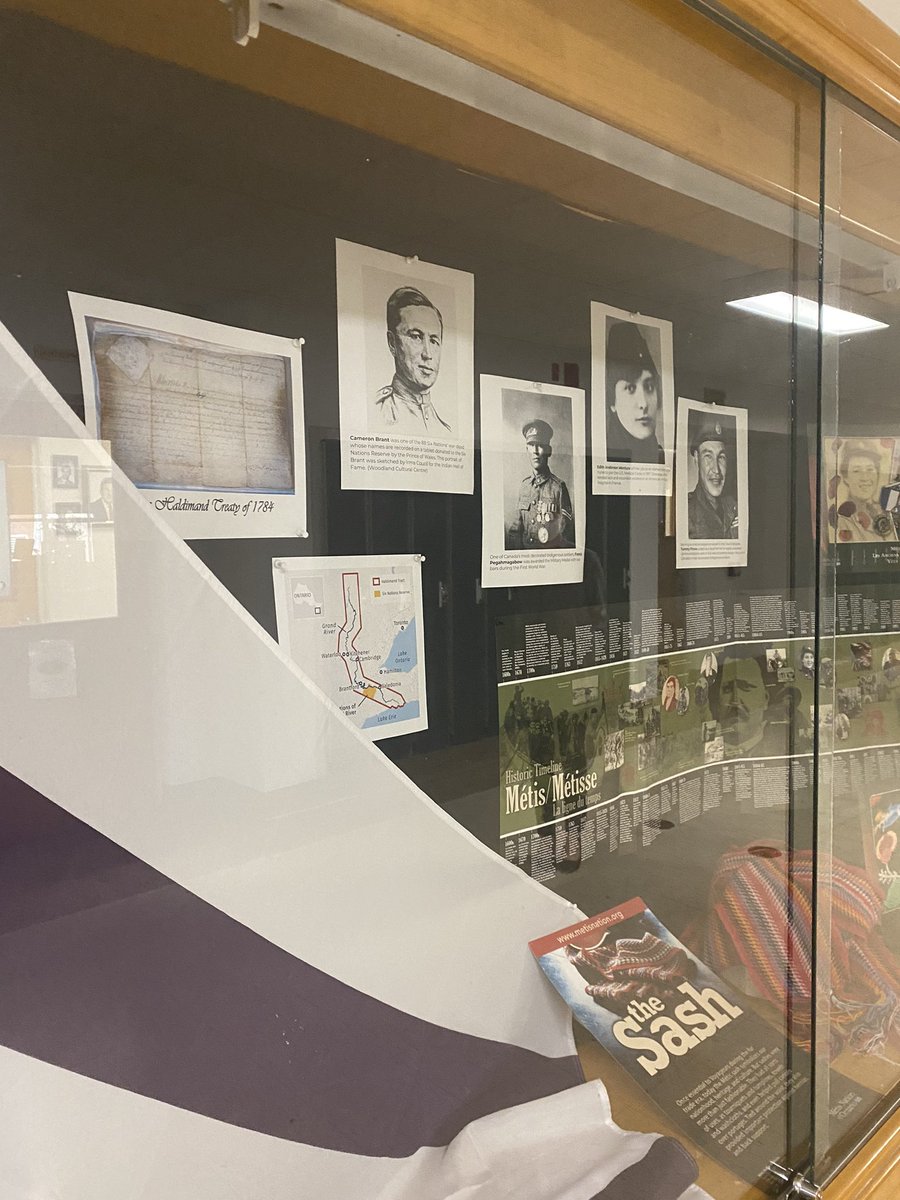 NPCLibrary's tweet image. NPC Remembers #LestWeForget 🌺#IndigenousVeteransDay #RemembranceDay @NPCVSPrincipal @GEDSB