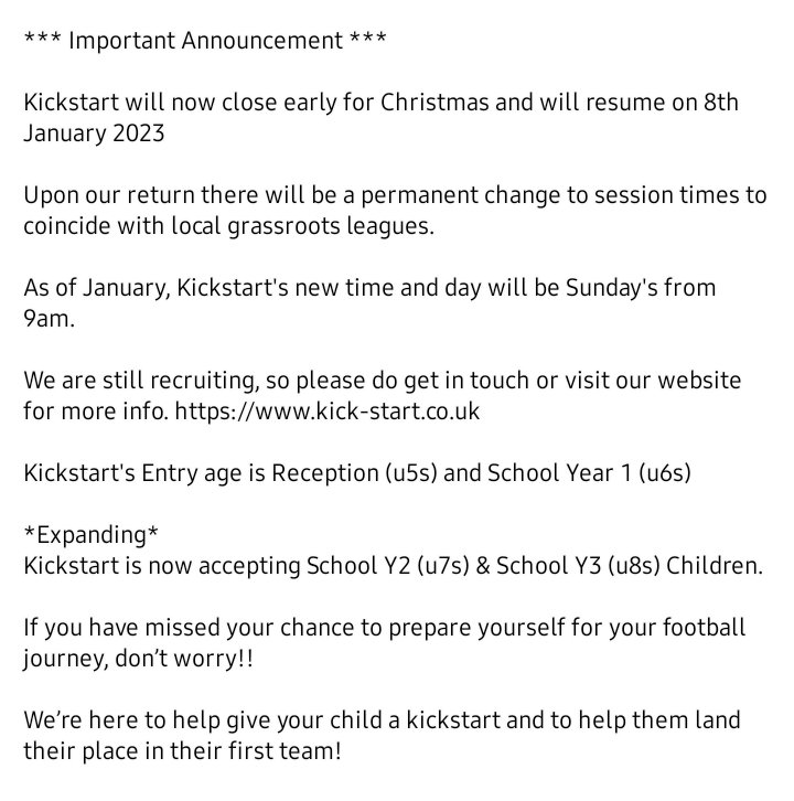 Kickstart Youth Development tweet media