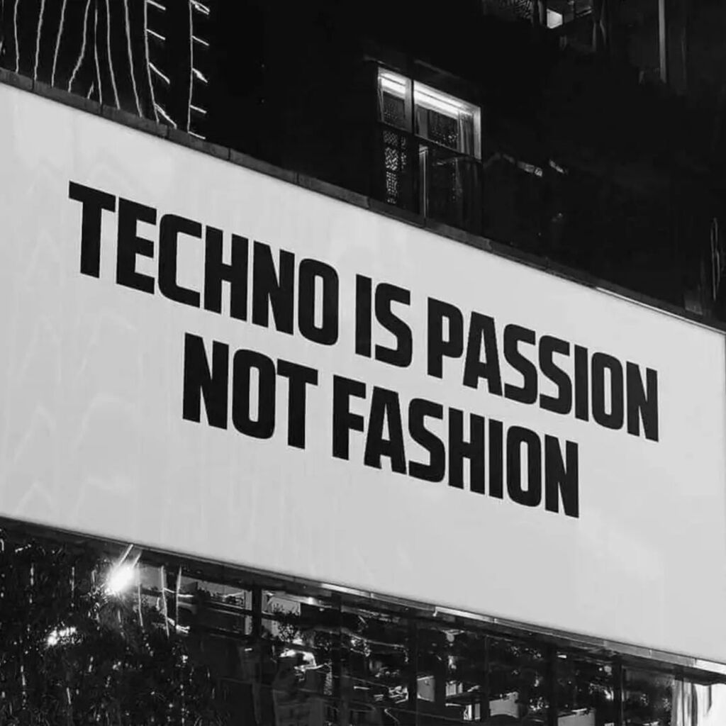 Techno for life 😎