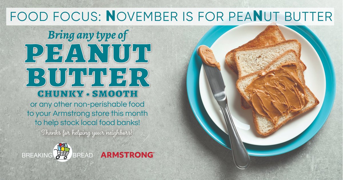 Breaking Bread Delivery - Armstrong's Butler Office makes its monthly food delivery to a local food pantry. Katie's Kitchen will use the donated items for meal prep and for Christmas gift bags as the holidays quickly approach. 🥫🥜🎁armstrongonewire.com/breakingbread