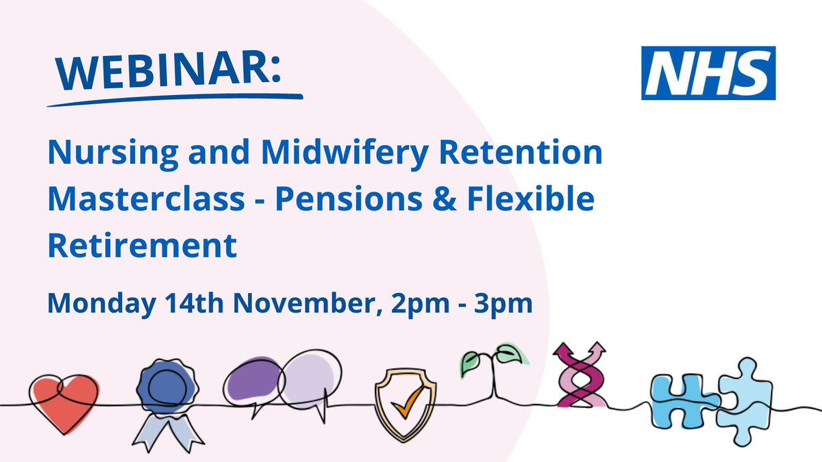 Flexible working, retirement, and pensions are some of the most effective tools to retain #OurNHSPeople across all career stages. Join our masterclass to find out how you can use these initiatives to support the retention of nurses and midwives: bit.ly/3NLwHi0