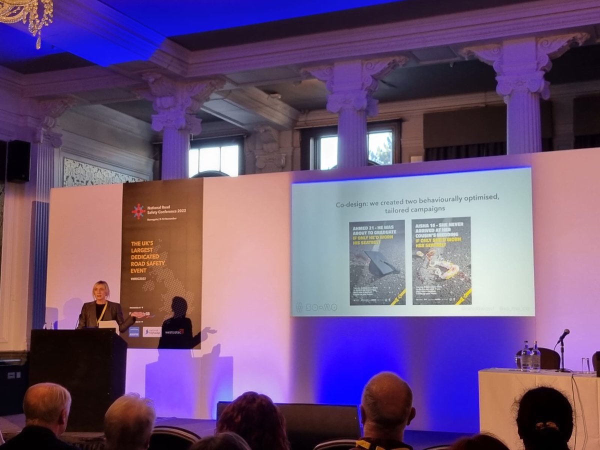 SoMoCo (@so_mo_co) on Twitter photo An exciting day, full of great presentations at the National RS Conference. Our CEO <a href="/nicolawass1/">Nicola Wass</a> presented a case study on how using behavioural insights and co-design can reduce road safety risks! #NRSC2022 <a href="/BhamCityCouncil/">Bham City Council</a> @RoadSafetyTruUK An exciting day, full of great presentations at the National RS Conference. Our CEO <a href="/nicolawass1/">Nicola Wass</a> presented a case study on how using behavioural insights and co-design can reduce road safety risks! #NRSC2022 <a href="/BhamCityCouncil/">Bham City Council</a> @RoadSafetyTruUK