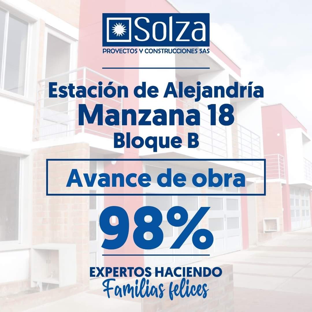 SolzaSas's tweet photo. ¡Seguimos construyendo los sueños de las familias boyacenses!

La manzana 18 de Estación de Alejandría - Bloque B, cuenta con un avance de obra del 98%, conoce más detalles en nuestra Pagina Web: https://t.co/vdDRjbp7Ju

¡Expertos haciendo familias felices! https://t.co/FxH45F1aug