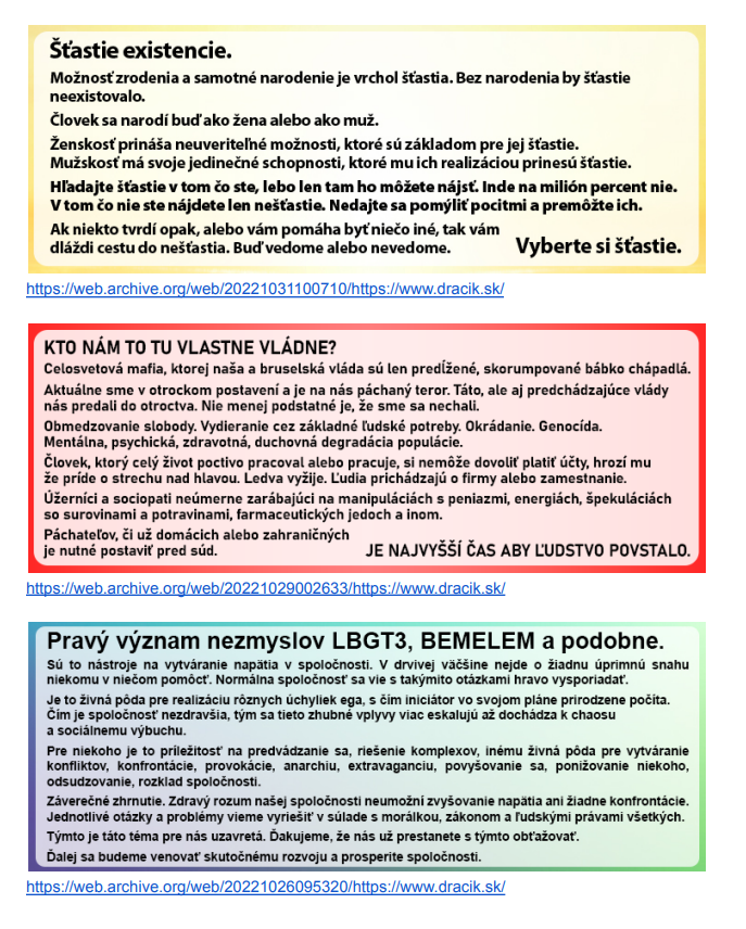 StefanPolgari's tweet image. 🙏 Prosím o re-tweet každého, komu nie je ľahostajné, čo sa deje na webe dracik.sk a dracik.cz 🐉 

💪 Zapojte sa do iniciatívy dajte-im-vediet.sk