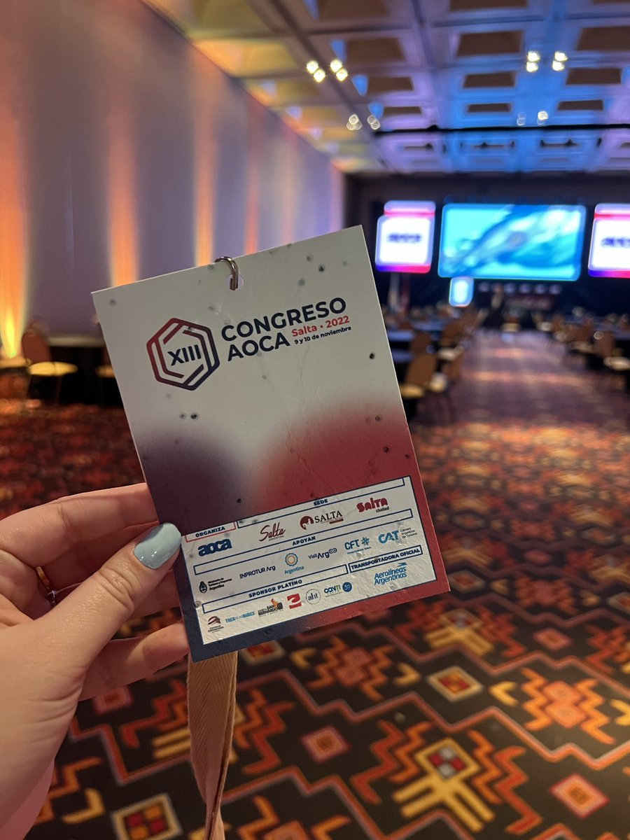 cdcsalta's tweet photo. La credencial del XIII Congreso Argentino de AOCA es plantable y la cinta es de material reciclado #EventoSustentable #MICA #CCS #TurismoDeReunion https://t.co/Hd08sQwSu5