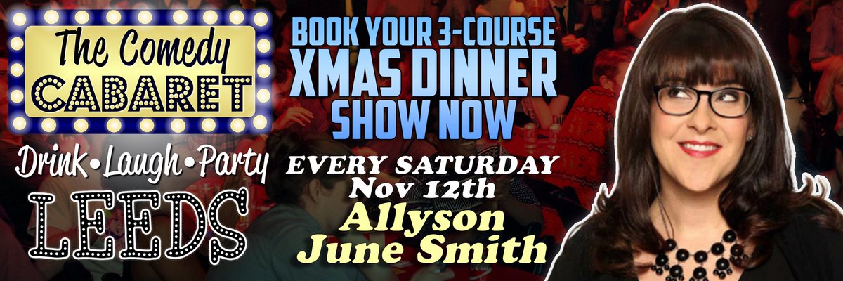 ComedyClubLeeds's tweet photo. || Leeds Comedy Club ||
Make sure you catch @allysonjsmith this Saturday!
Doors 7:30pm
Show 8:30-9:40pm
Nightclub after-party till 3am
@PRYZMleeds 
https://t.co/nA6RSRPmNC https://t.co/ioswvbgDaA