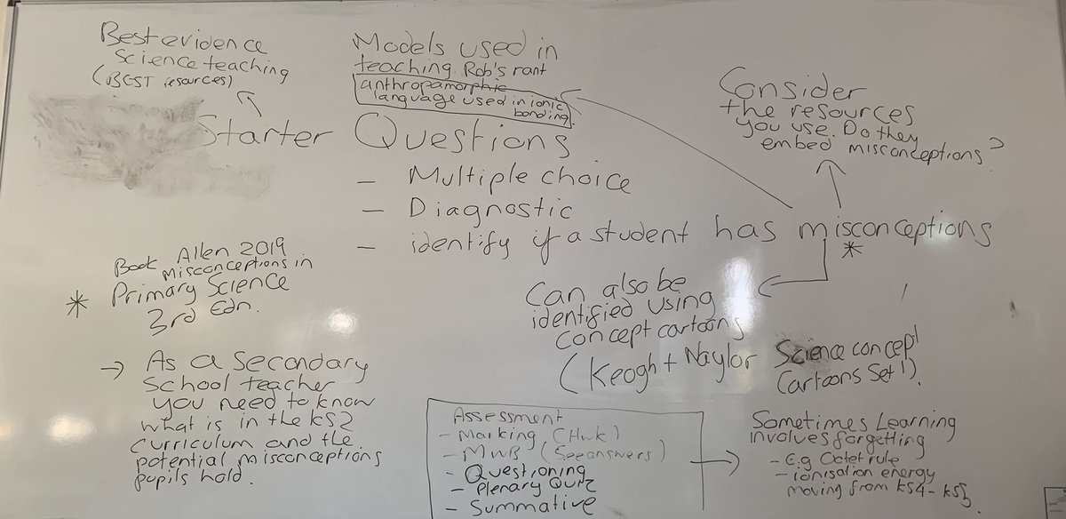 stmaryssecsci's tweet photo. One of the great joys of a PGCE is working with such a plethora of expert colleagues. This week the amazing @chemDrK on misconceptions and colleagues from 
@CardinalWiseman school on adaptive teaching. A massive thanks to both! https://t.co/UU3EZ8cnCs