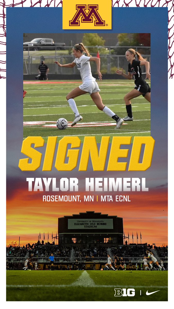 taylorheimerl's tweet photo. Officially a gopher!〽️ @GopherSoccer https://t.co/YmWQmkH7gH