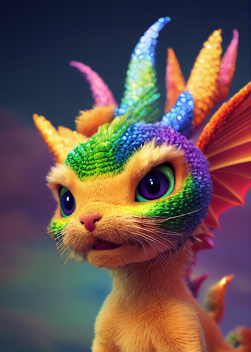 As a small tease, once we surpass the amazing milestone of 1000 followers (which is in touching distance!) 

This beautiful Rainbow CatDragon will be the competition prize 🌈 😁

We’re so close!!!

#NFTartists #NFTs #NFTCommunity #nftcollectors #NFTProjects #XRP #XRPL $XRP