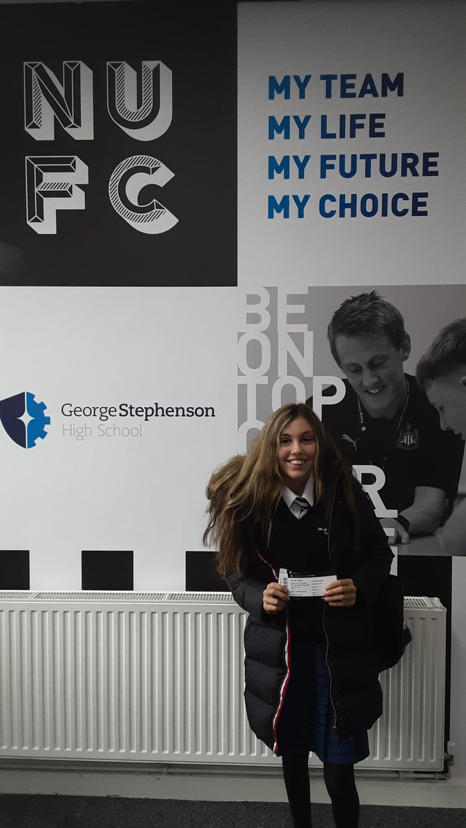 GSHS_School's tweet photo. 5 worthy students have received tickets for the NUFC game tonight against Crystal Palace. All students have shown great improvement by showing positive attitude in class, improved behaviour and constantly scoring the most positive points. Thanks again to @NU_Foundation https://t.co/v7xxlv8Pyp