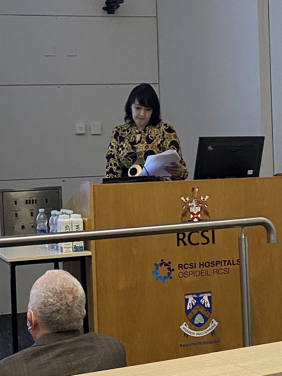 LavinBreege's tweet photo. You could have heard a pin drop in the Robert Adams Lecture Theatre, Beaumont Hospital today during Louise Dempsey, CNS for Bereavement in Women &amp; Children’s Services, Cavan &amp; Monaghan Hospitals presentation. @stmgarvey @petrinadonnelly @CavmonN @RCSI_FacNurMid @GeorginaMc_G https://t.co/tHRGaw3DuF
