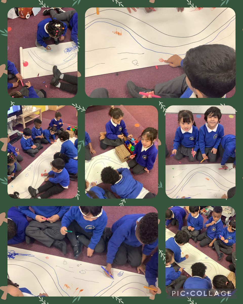 StJohnsRCRochEY's tweet photo. Today in Nursery, we drew pictures of things that we might see on a woodland walk. Some children drew foxes, some drew mice, some drew trees and some even drew the Gruffalo! We talked about the initial sounds of the words as we drew our pictures @twinklresources #phase1phonics https://t.co/9KDtrkttv4