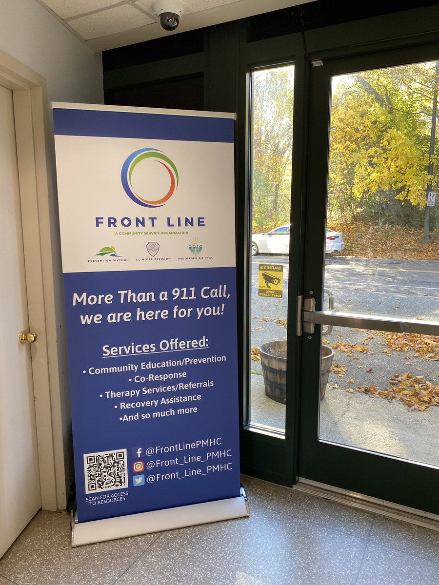 Thanks to @Front_Line_PMHC for our new lobby sign!  Please check out our website for a full explanation of our available services billericapolice.org