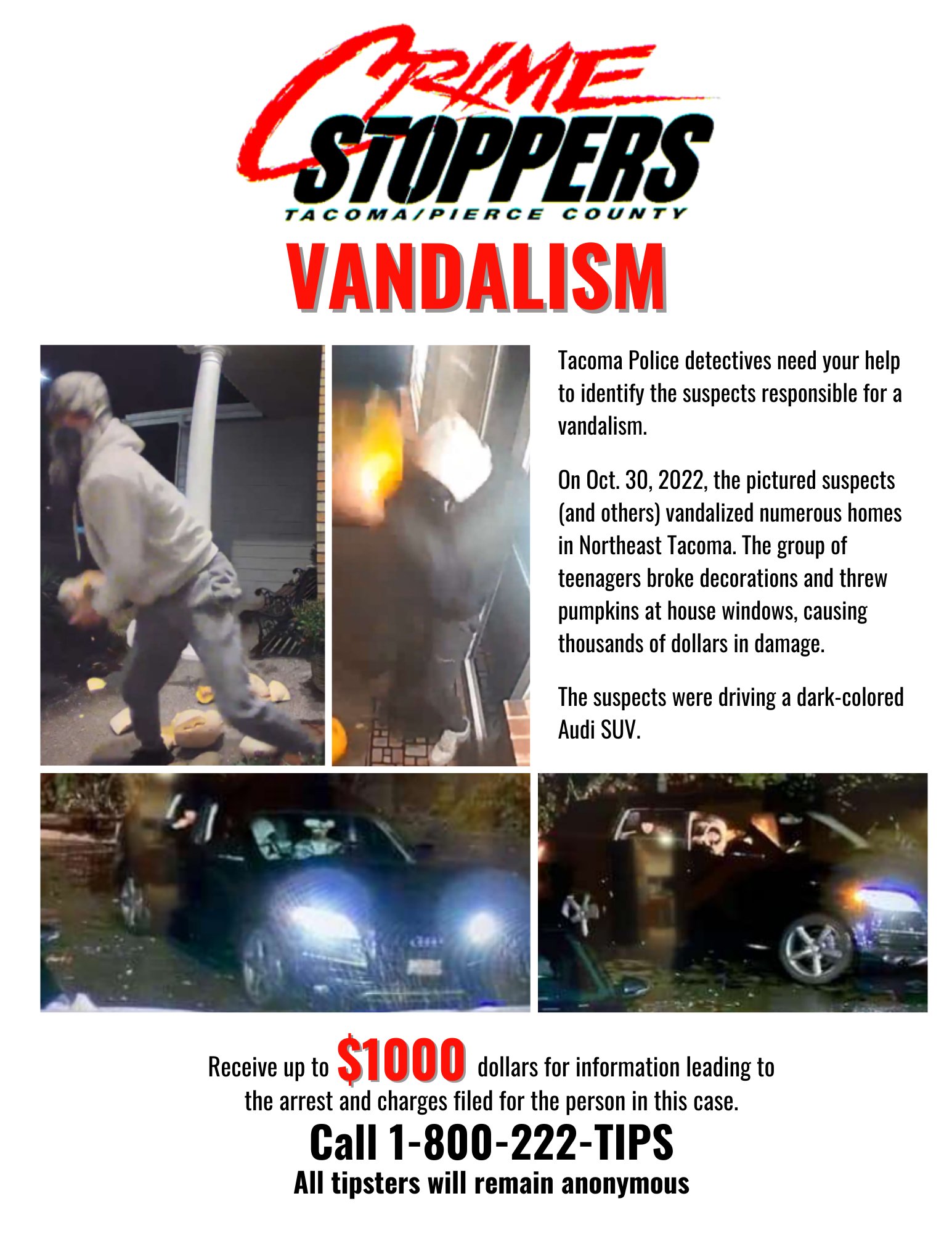 Tacoma Police Department on Twitter: "Do you recognize these suspects Tacoma Police Department on Twitter: "Do you recognize these suspects