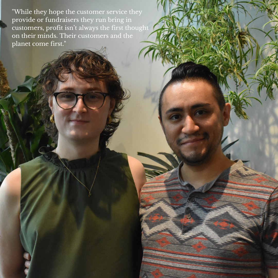 Stingray Botanicals, a queer and Latino-owned houseplant shop on Willamette Steet, became a certified and registered Benefit Company. The store partners with different organizations to show their support for causes — especially LGBTQ+ issues. Learn more: dailyemerald.com/ethos/a-plant-…