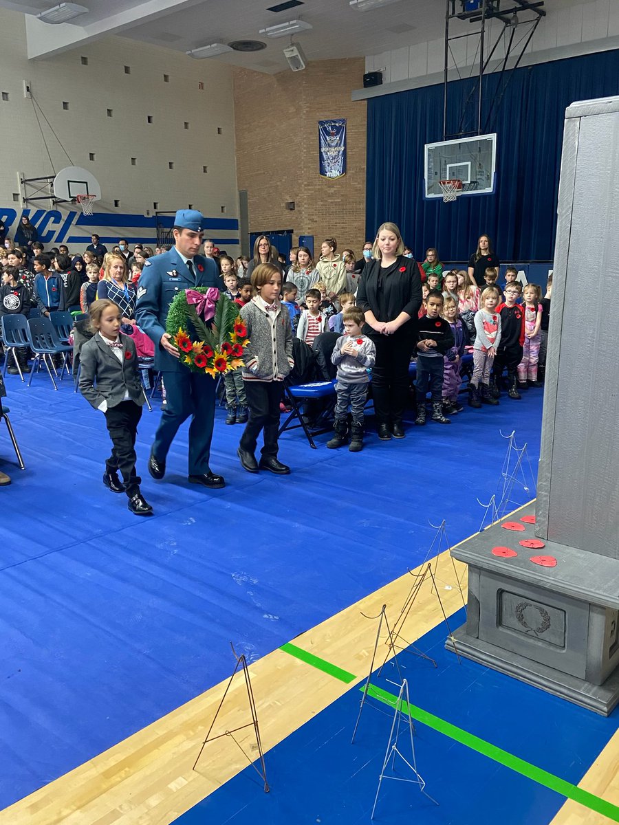 DeanaKempel's tweet photo. We had a wonderful Remembrance Day Ceremony with @RVCIMJ @Empire_mj @WestmountSchool https://t.co/EG9Yh0Nup7