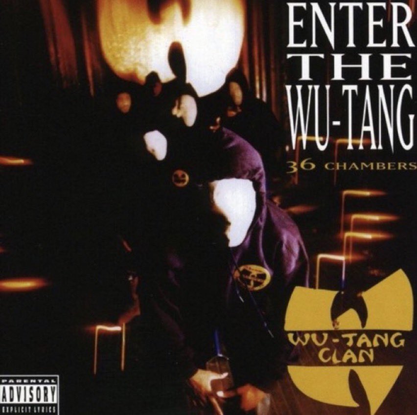 GrownUpRap's tweet photo. Rap History: Wu-Tang Clan (@WuTangClan) - ‘Enter the Wu-Tang (36 Chambers)’, released November 9, 1993. https://t.co/L5D6WlUipn