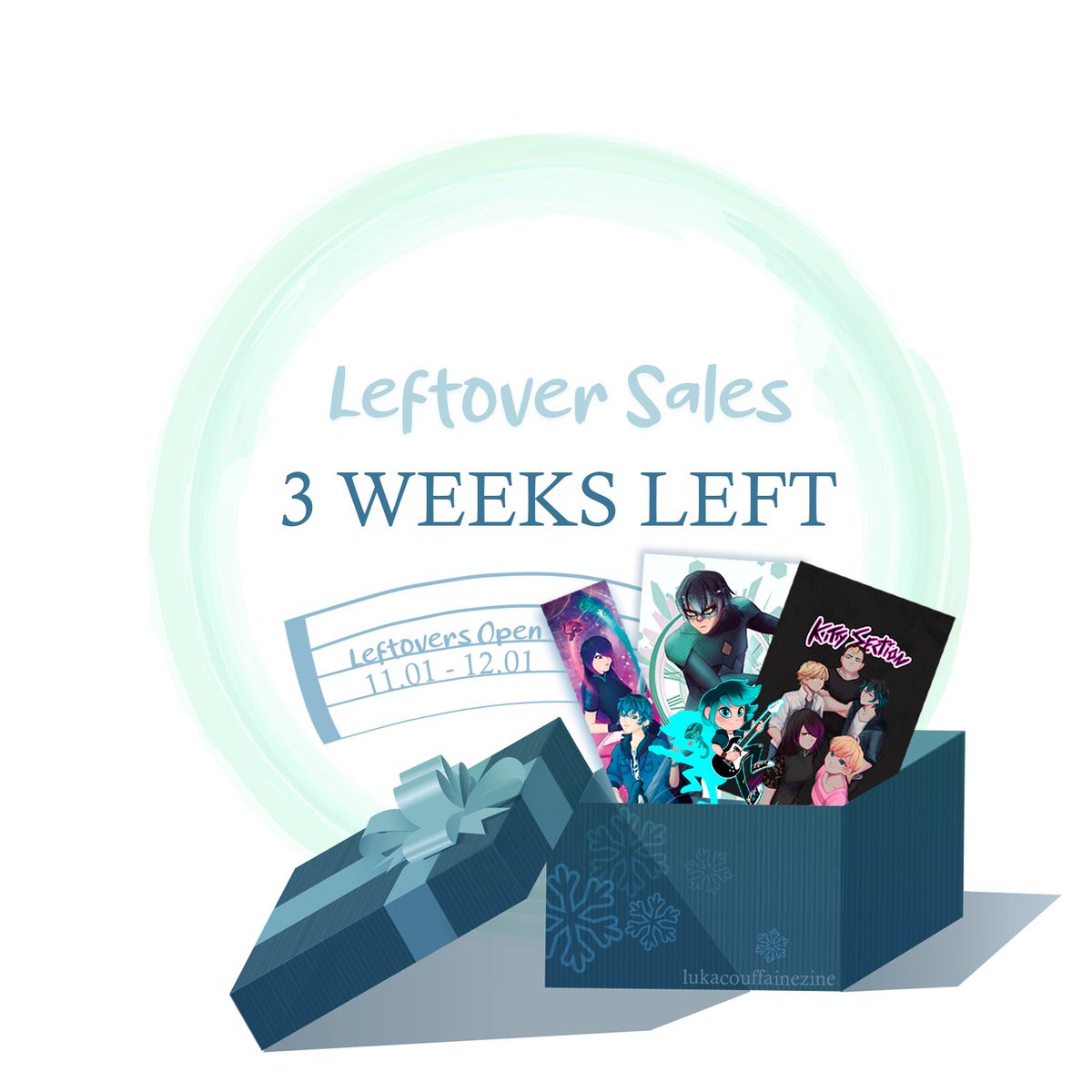 There are roughly 3 weeks left to get your Luka Zine leftovers. We have a limited supply of merch left, so get yours while you still can! 🐍🎸❄️

Store: lukacouffainezine.bigcartel.com