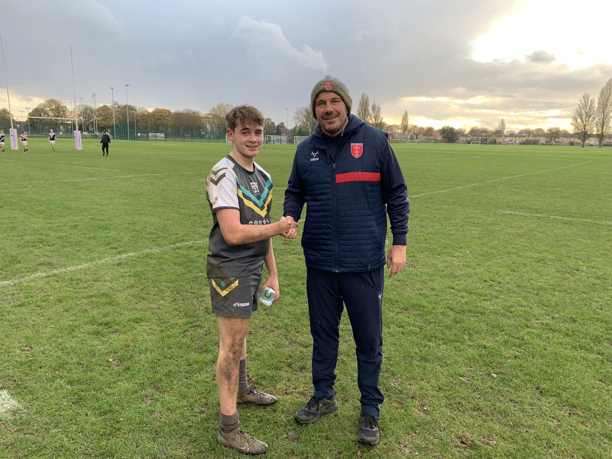 Brilliant effort from our rugby team this afternoon and great to see our squad numbers grow week on week 🙌🏼 well done to Adam for a well-deserved, post birthday Man of the Match 👏🏼🏉 <a href="/WilberforceSFC/">Wilberforce Sixth Form College</a> <a href="/hullkrofficial/">Hull KR</a> <a href="/mattywillo74/">Willo</a>