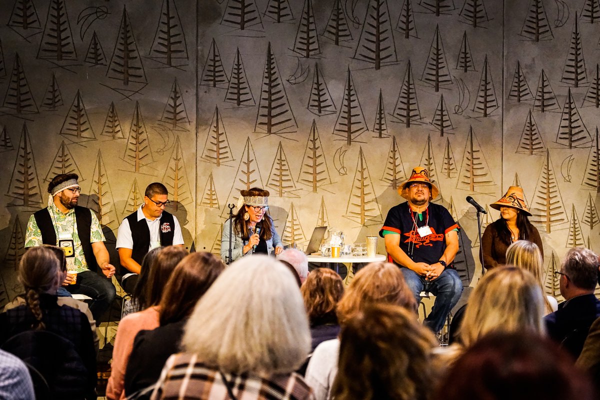 BC Museums Association (@bcmuseumsassn) on Twitter photo As we consider all of the powerful stories that were shared last week, we would like to express a HUGE thank you to:
Jisgang Nika Collison, Wiiget Jaad Cherie Wilson, Aay Aay Hans, Gid yahk’ii Sean Young, and SGaan Kwahagang James McGuire from Saahlinda Naay <a href="/HaidaMuseum/">Haida Gwaii Museum</a>! As we consider all of the powerful stories that were shared last week, we would like to express a HUGE thank you to:
Jisgang Nika Collison, Wiiget Jaad Cherie Wilson, Aay Aay Hans, Gid yahk’ii Sean Young, and SGaan Kwahagang James McGuire from Saahlinda Naay <a href="/HaidaMuseum/">Haida Gwaii Museum</a>!