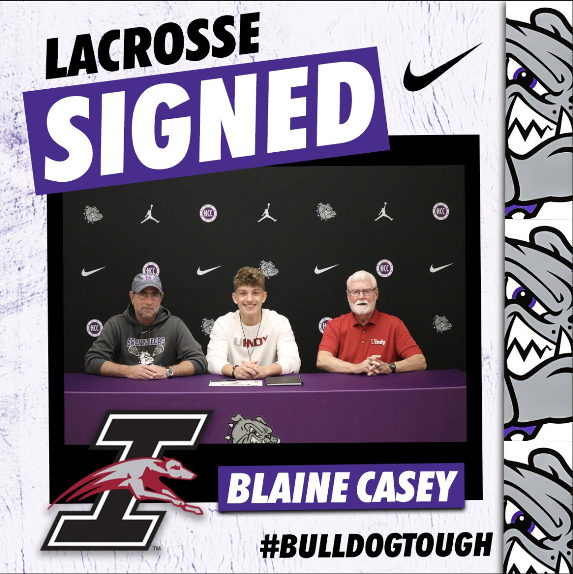 Blaine Casey ➡️ University of Indianapolis 👏

#BulldogTough